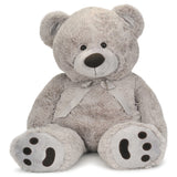 JOON Huge Teddy Bear With Ribbon, Light Gray from ShopBobbys