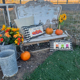 Holiday Panel: Halloween October Pumpkins Fall Autumn Jack-o-Lanterns; TRICK OR TREAT From PillowPanels