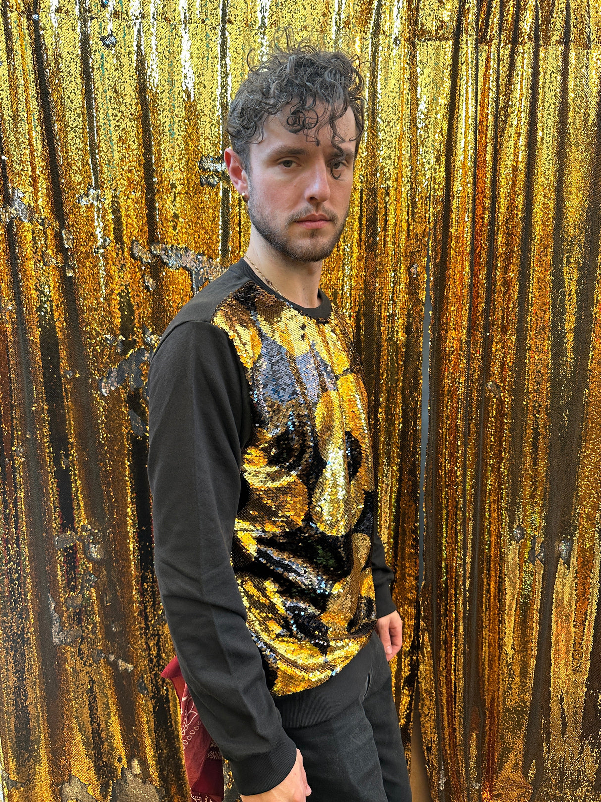 Any Old Iron Mens Golden Quant Sweatshirt from Any Old Iron