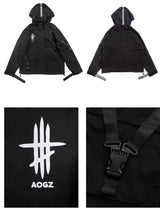 Scar X Series Black Windbreaker From Niepce Inc