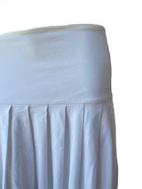 MM COTTON PLEATED SKIRT - WHITE from Mia Mod