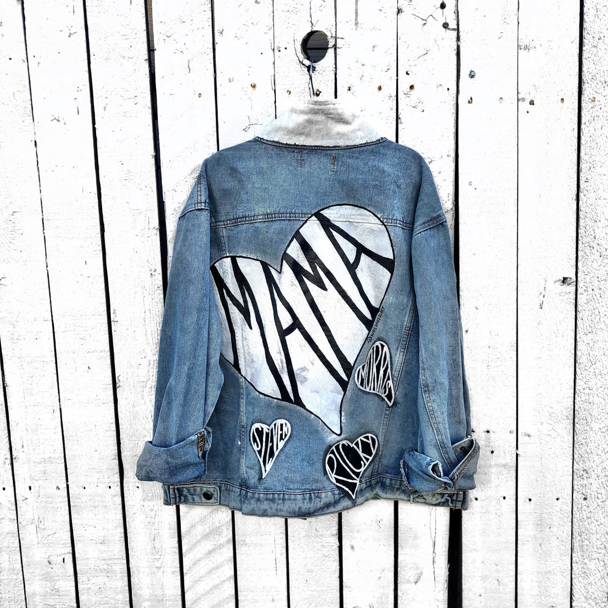 'MAMA' DENIM JACKET from Wren + Glory
