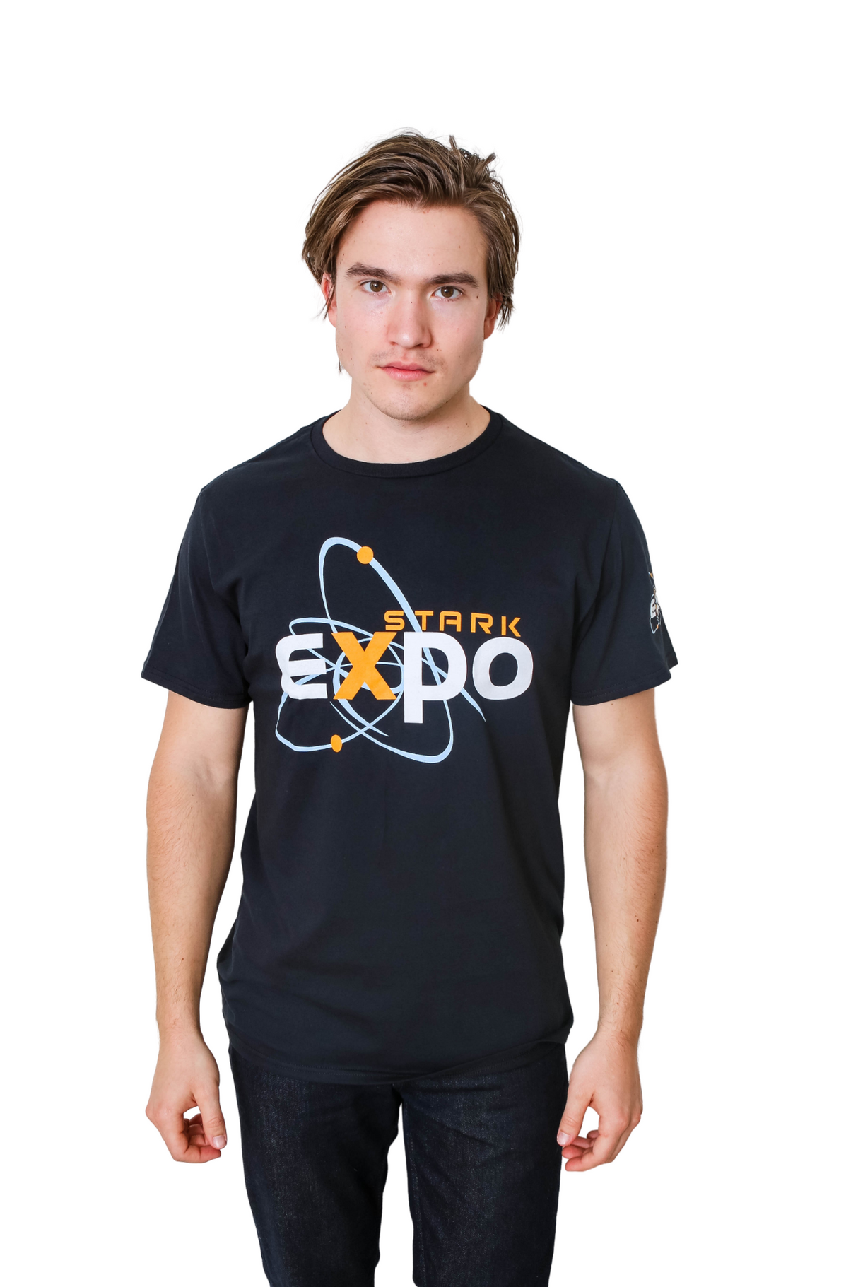 Iron Man Stark Expo Logo Marvel Adult T Shirt From Your Favorite T Shirts