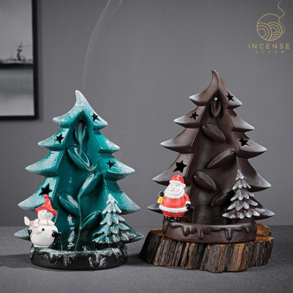Christmas Tree Backflow Incense Burner from incenseocean