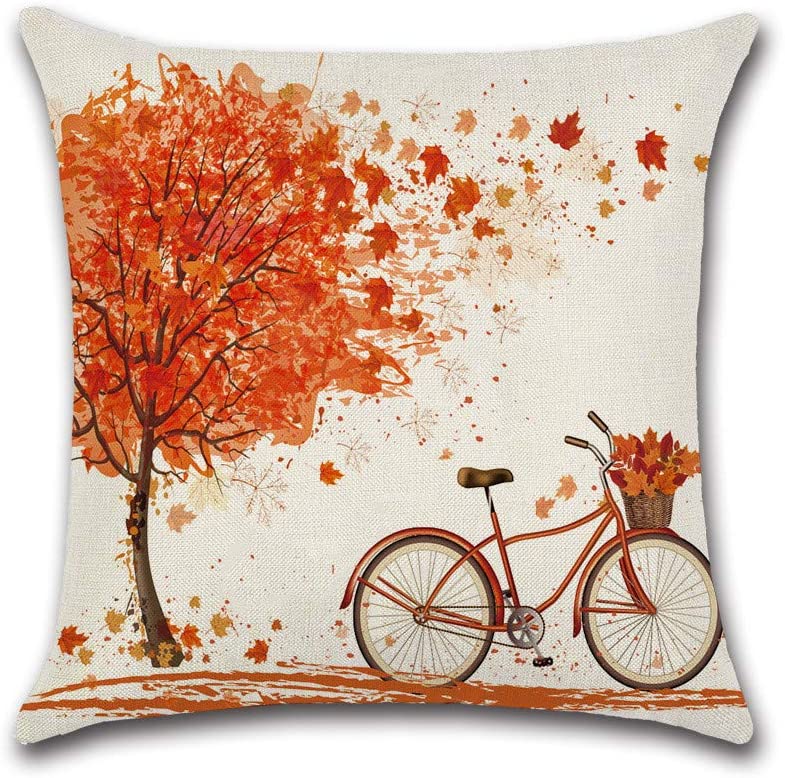 Falling Leaves Cushion Cover from Moderny
