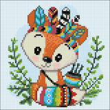 Indian Fox CS2532 7.9 x 7.9 inches Crafting Spark Diamond Painting Kit from Wizardi
