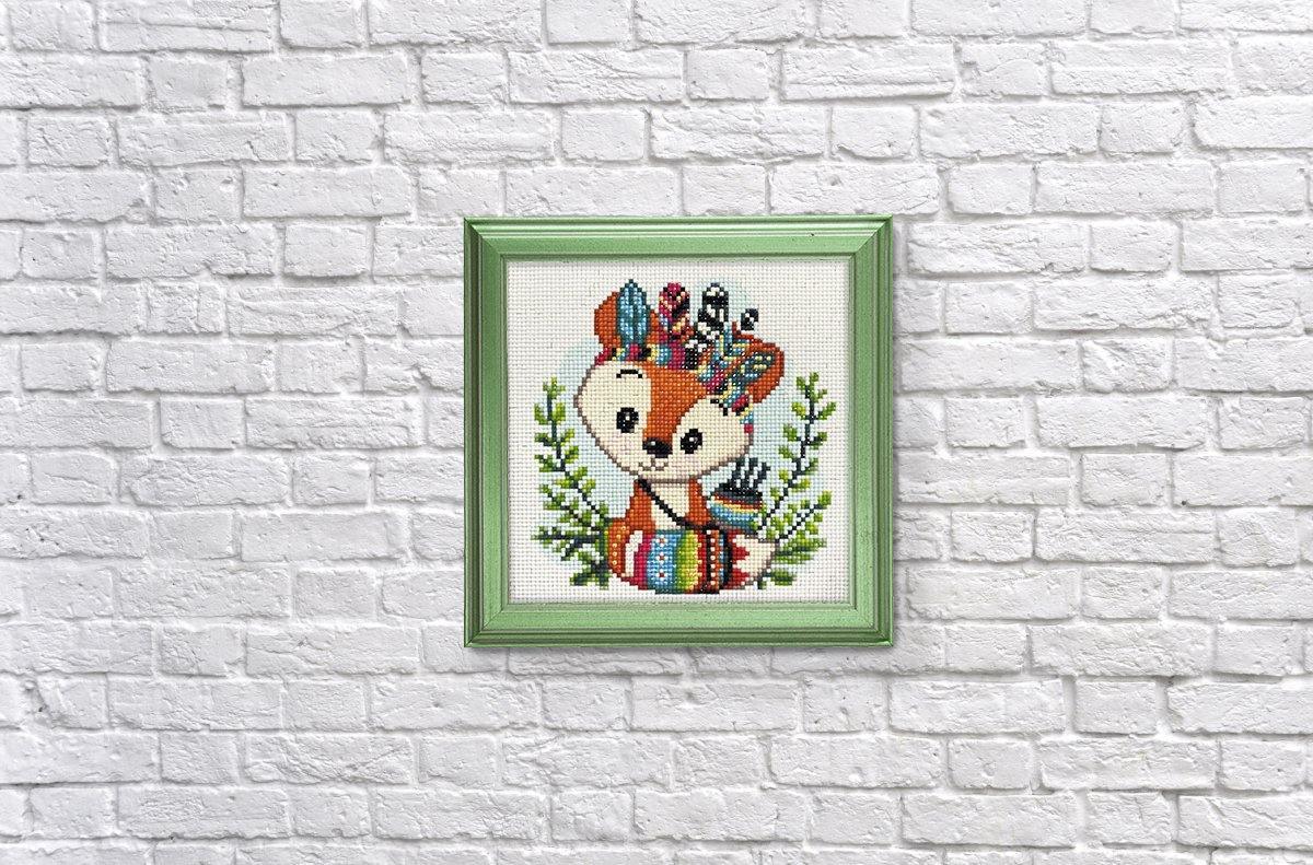 Indian Fox CS2532 7.9 x 7.9 inches Crafting Spark Diamond Painting Kit from Wizardi