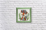 Indian Fox CS2532 7.9 x 7.9 inches Crafting Spark Diamond Painting Kit from Wizardi