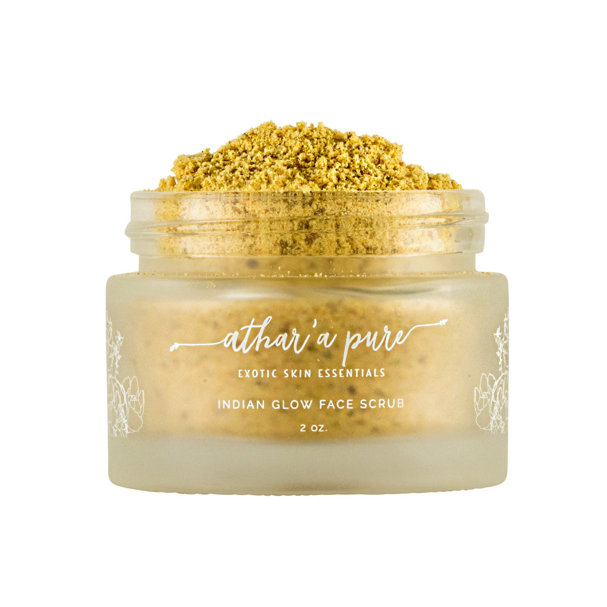 Indian Glow Face Scrub (Vegan, 100% Natural) From Athar'a Pure