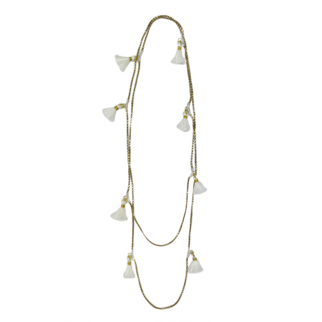 Ananya Tassel Necklace from SLATE + SALT