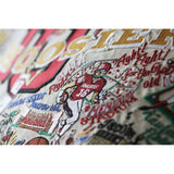 Indiana University Collegiate Hand-Embroidered Pillow from Quirks!