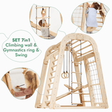 Indoor Playground for Children - 7in1 Playground + Swings Set + Slide Board + Art Set from Goodevas