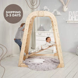 Indoor Wooden Playground for Children - 6in1 Playground + Swings Set + Slide Board from Goodevas
