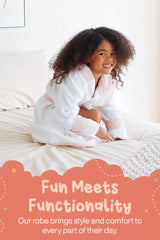 Premier Plush Bathrobe for Kids From Lotus Linen