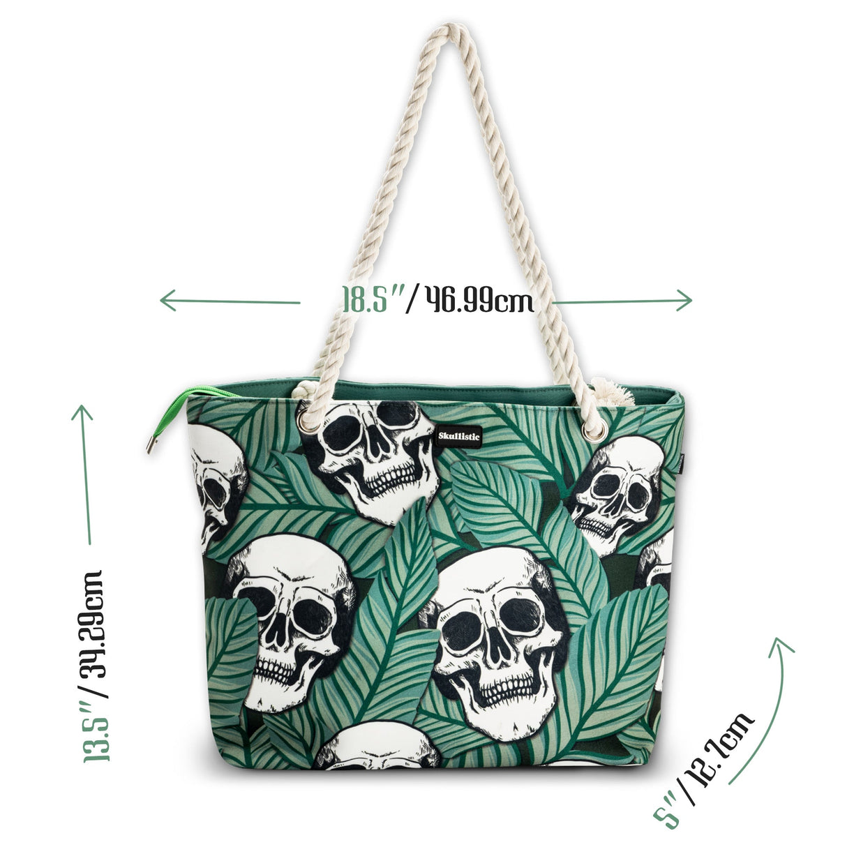Tropic Skulls Shoulder Beach Bag From Zapps Clothing
