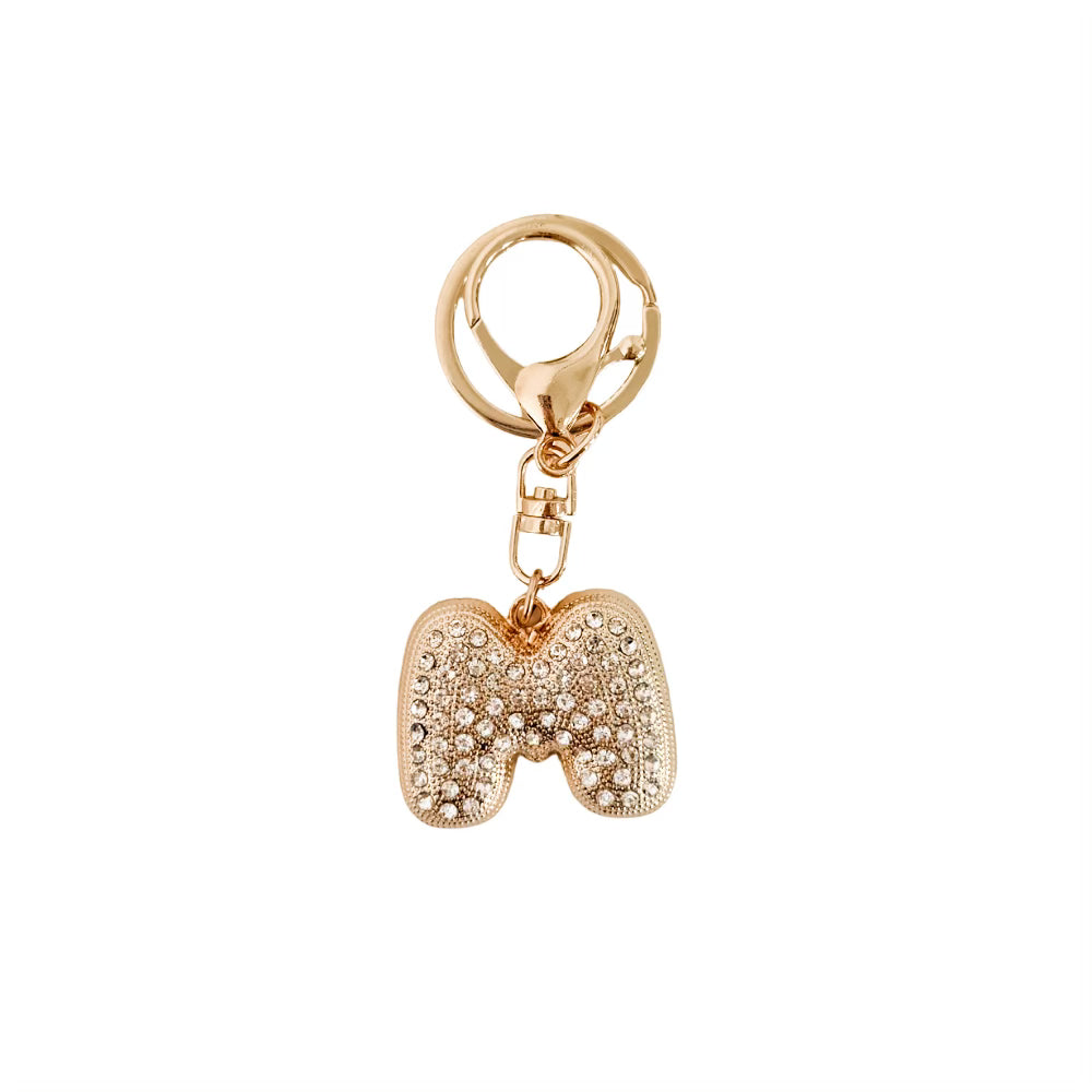 Diamond Initial Bag Charm from Pretty Simple