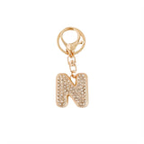 Diamond Initial Bag Charm from Pretty Simple