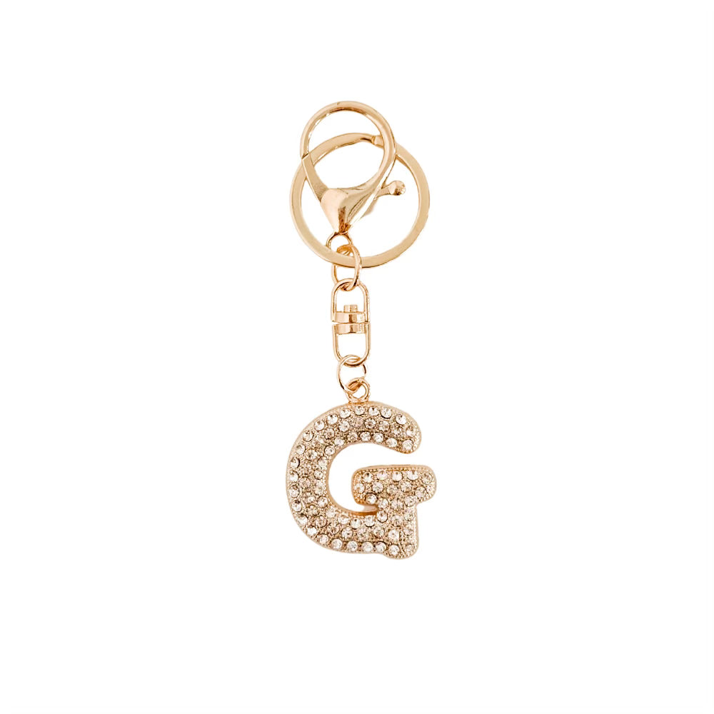 Diamond Initial Bag Charm from Pretty Simple
