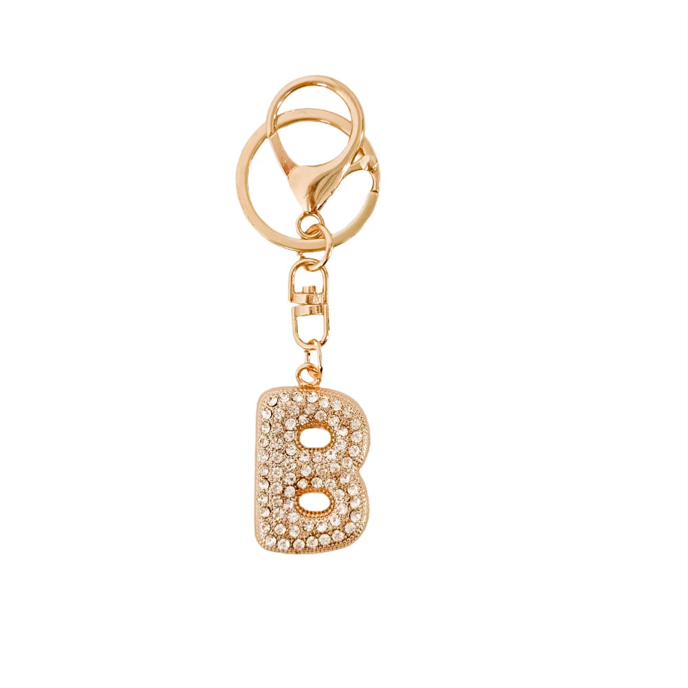Diamond Initial Bag Charm from Pretty Simple