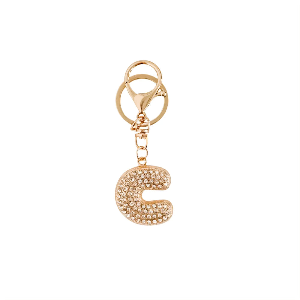 Diamond Initial Bag Charm from Pretty Simple