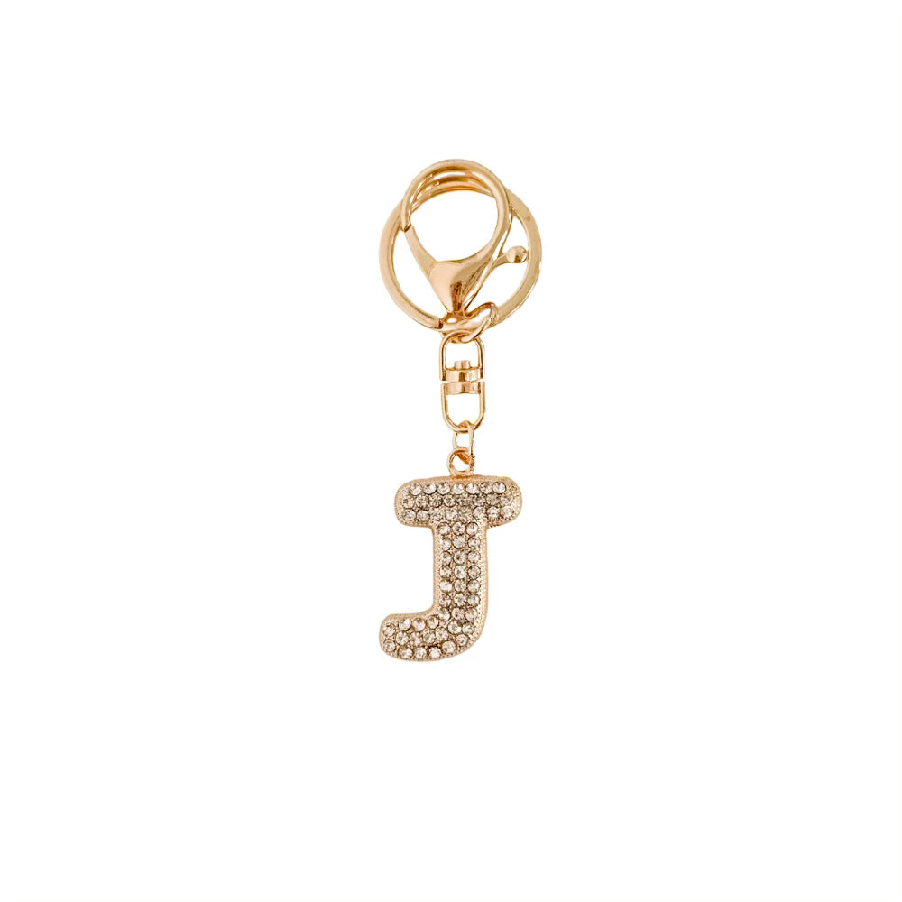 Diamond Initial Bag Charm from Pretty Simple