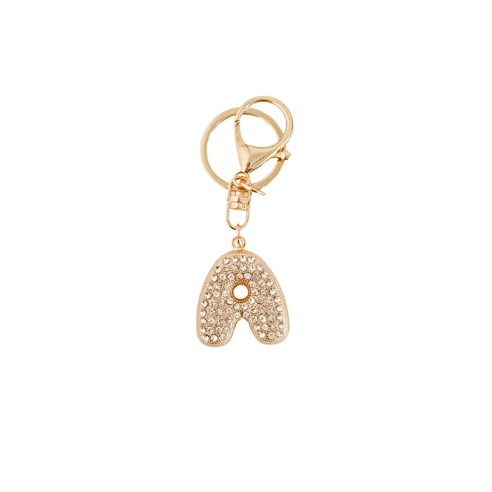 Diamond Initial Bag Charm from Pretty Simple