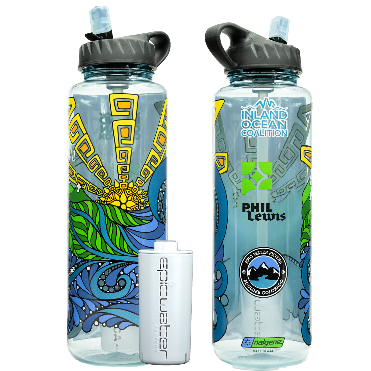 Nalgene OG Inland Ocean Coalition | 32 & 48oz from Epic Water Filters USA