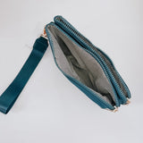 Cove Double Zip Nylon Wristlet Wallet from Pretty Simple
