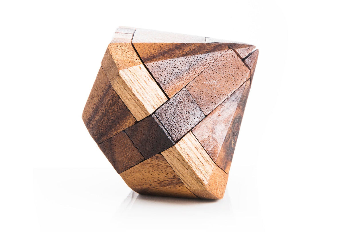 Diamond Puzzle - Japanese Wooden Puzzle from Kubiya Games