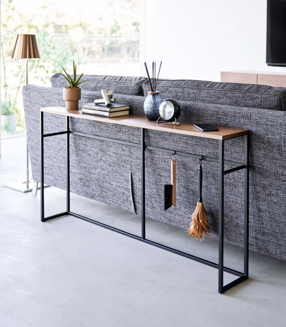 Long Console Table - Two Styles - Steel from Yamazaki Home