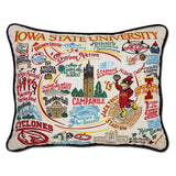 Iowa State University Collegiate Embroidered Pillow by CatStudio from Quirks!
