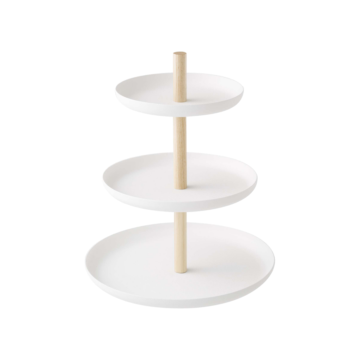Serving Stand - Steel + Wood from Yamazaki Home