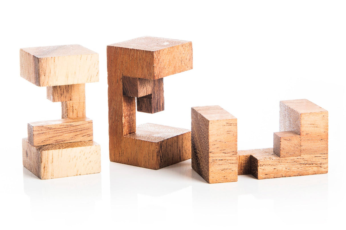 3 Piece Burr Puzzle from Kubiya Games