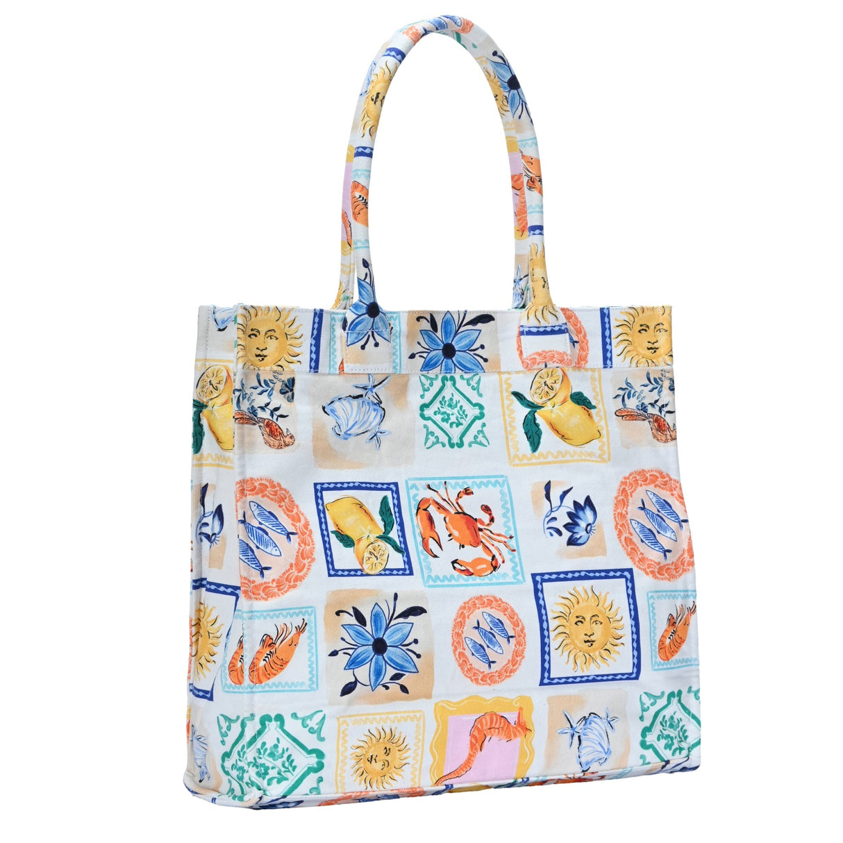Isla's Mediterranean Mosaic Canvas Tote from MMS Brands