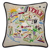 Italy Hand-Embroidered Pillow from Quirks!