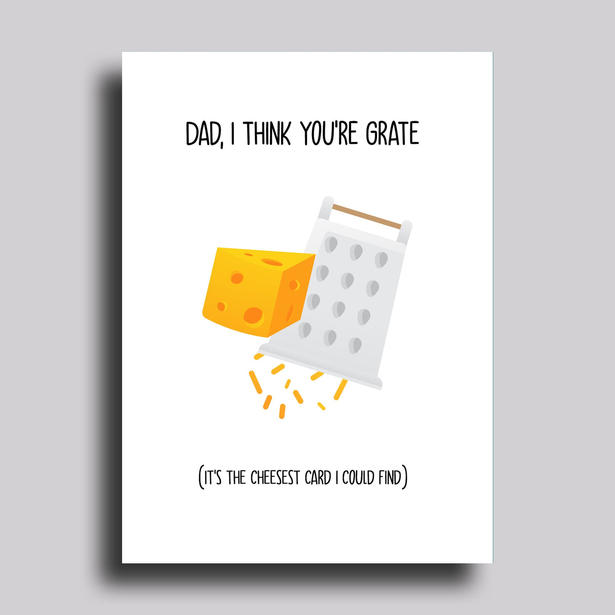 Dad, I Think You're Grate Father's Day Greeting Card from Carver Junk Company
