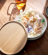 Storage Case - Two Sizes - Steel + Wood from Yamazaki Home
