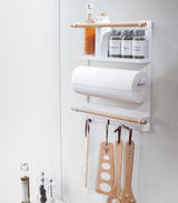 Magnetic Kitchen Organizer - Steel + Wood from Yamazaki Home