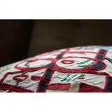 Jackson Hole Hand-Embroidered Pillow from Quirks!