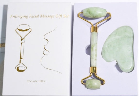 Jade Roller & Gua Sha Gift Box from BeNat