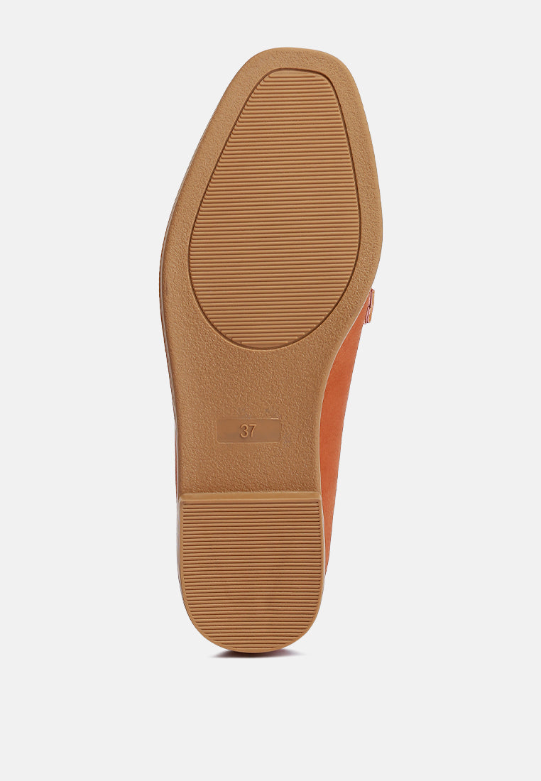Jagger Horsebit Detail Flat Loafers from London Rag International