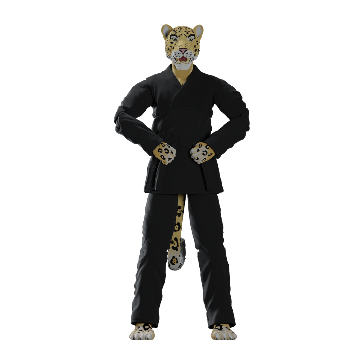 Zoo Jitsu Fighters Jairo the Jaguar Action Figure from Icon Heroes