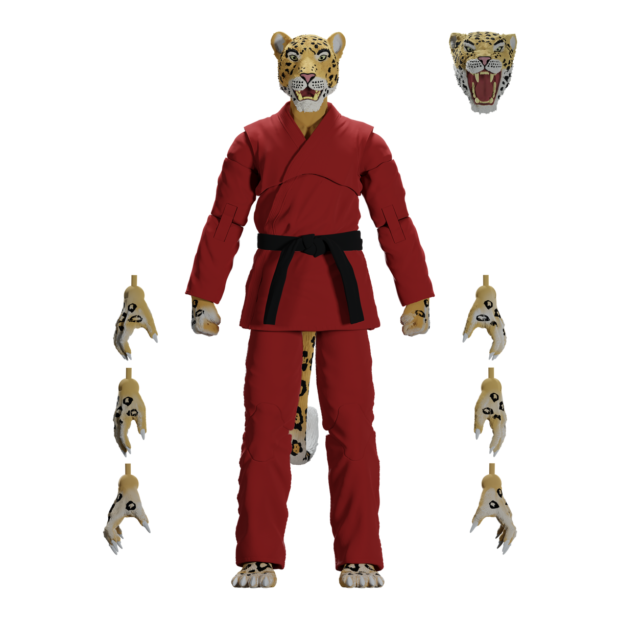 Zoo Jitsu Fighters Jairo the Jaguar Action Figure from Icon Heroes