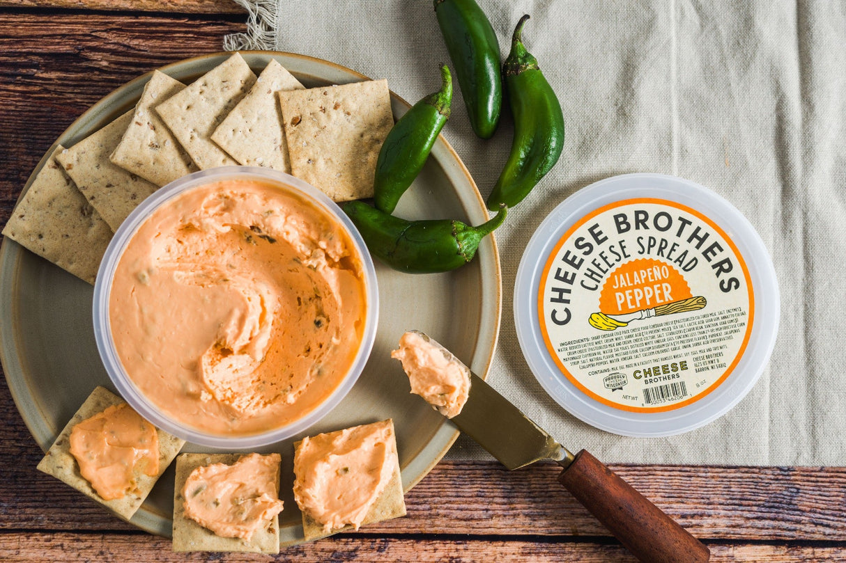 Jalapeño Pepper Cheese Spread from Cheese Brothers, Inc.