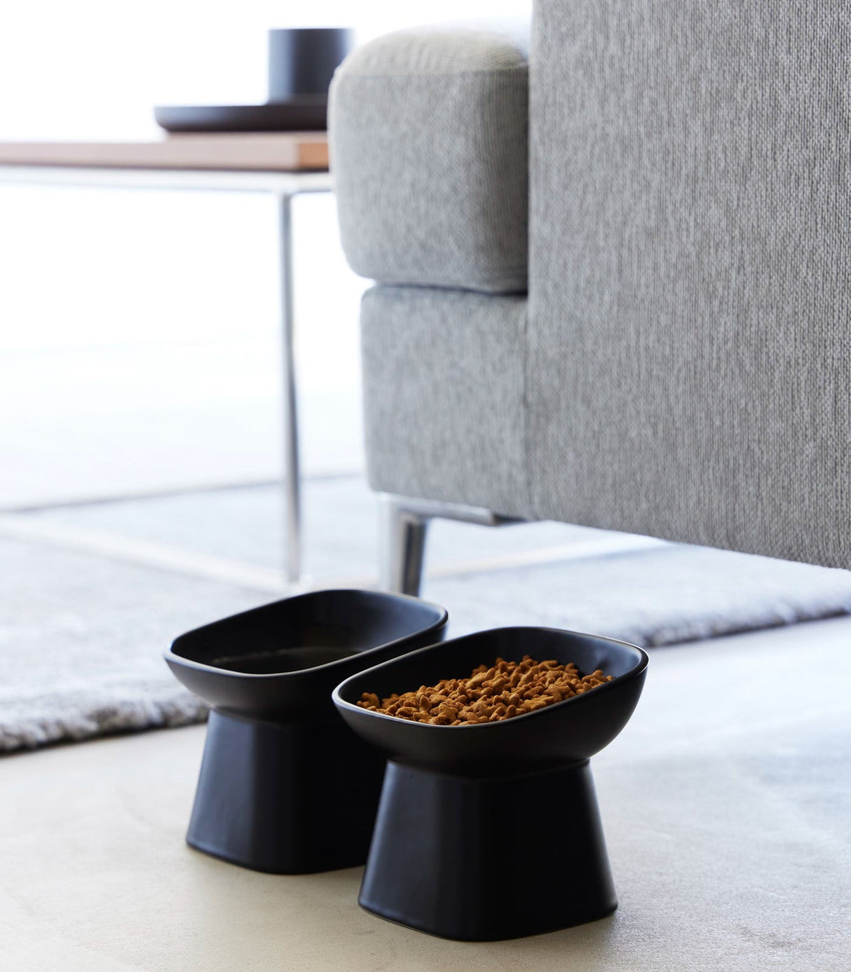 Tilted Pet Food Bowl from Yamazaki Home