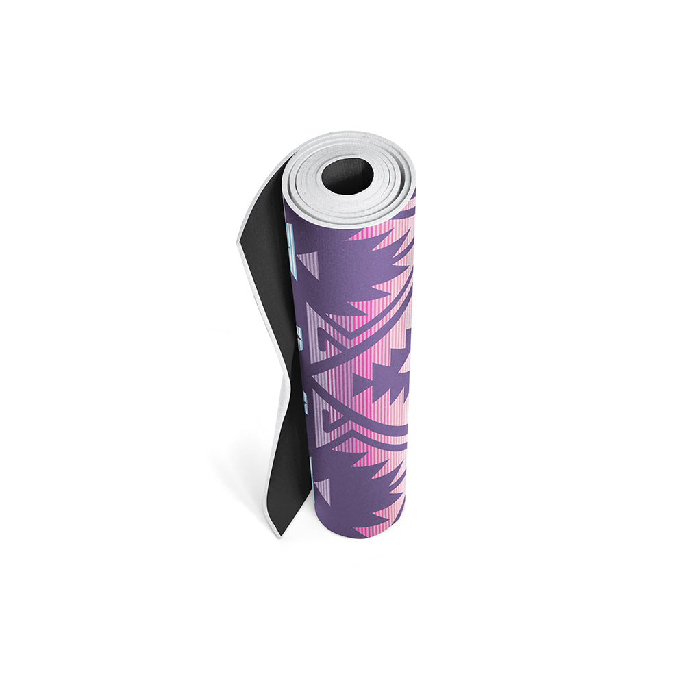 Jerome Midnight Yoga Mat – 6 mm Extra Thick, Double-Sided Non-Slip, Eco-Friendly PER with Deep Purple Midnight Design | from Yune Yoga