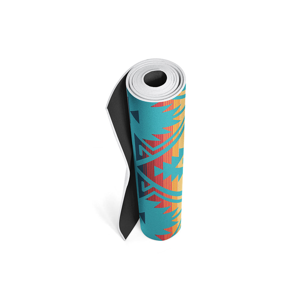 Jerome Turquoise Yoga Mat – 6 mm Extra Thick, Double-Sided Non-Slip, Eco-Friendly PER with Turquoise Water-Inspired Design | from Yune Yoga
