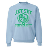 'Jet Set University' Crewneck Sweatshirt from United Monograms
