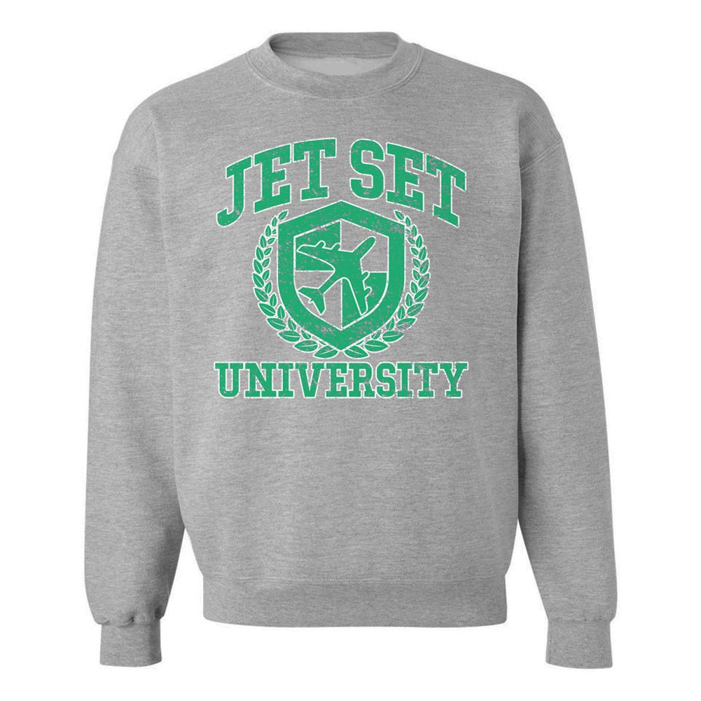 'Jet Set University' Crewneck Sweatshirt from United Monograms
