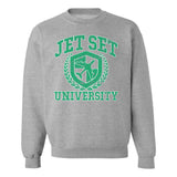 'Jet Set University' Crewneck Sweatshirt from United Monograms